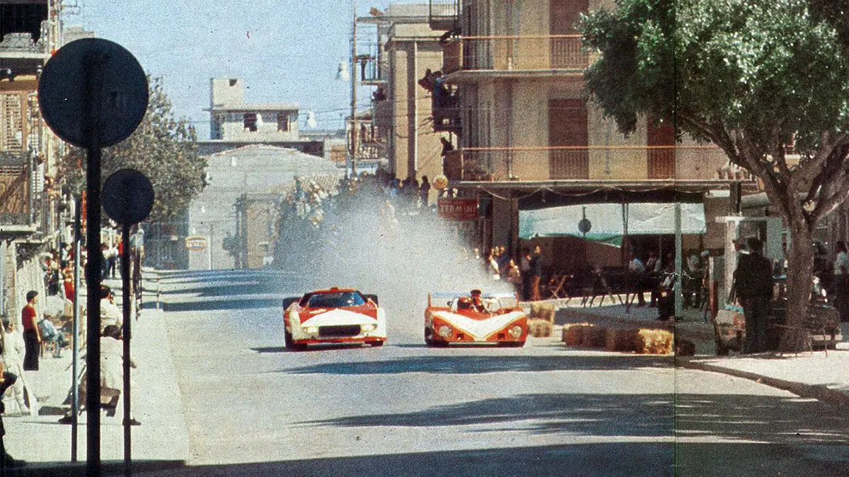 targa florio 1974 cerda pica overtakes larrousse