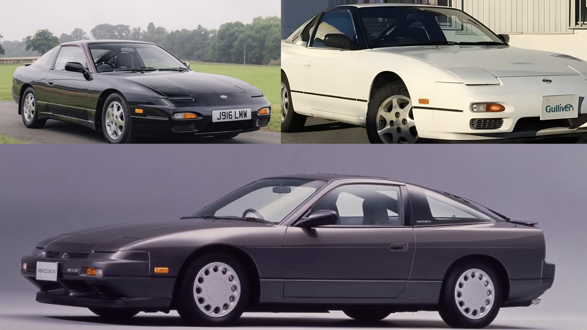 different versions of the nissan 180sx