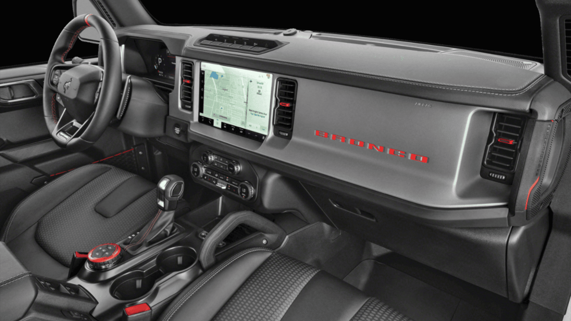 ford bronco raptor Interior