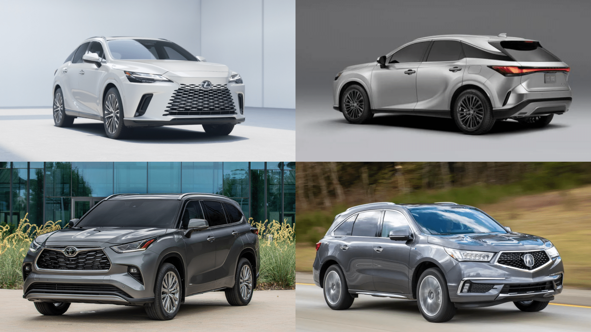 rx hybrid vs other hybrid suvs